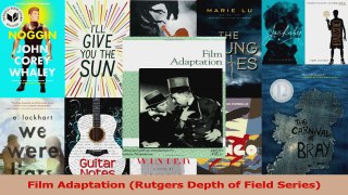 PDF Download  Film Adaptation Rutgers Depth of Field Series Download Online
