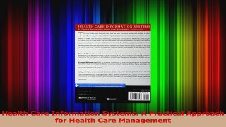 Read  Health Care Information Systems A Practical Approach for Health Care Management Ebook Free