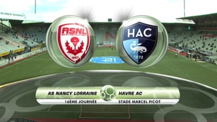 Résumé de Nancy - HAC (3-1) du 28/11/2015