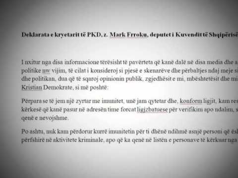 MARK FRROKU MOHON AKUZAT NDAJ TIJ, “NUK KAM FSHEHUR ASNJE KRIMINEL NGA POLICIA” LAJM