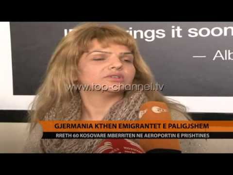 Gjermania kthen 60 emigrantë të paligjshëm kosovarë - Top Channel Albania - News - Lajme