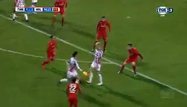 Lucas Andersen Goal - Twente 1 - 3 Willem II - 28_11_2015