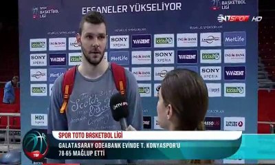 Galatasaray OB - Torku Konya 78-65 | Maç sonu Micov'un açıklamaları