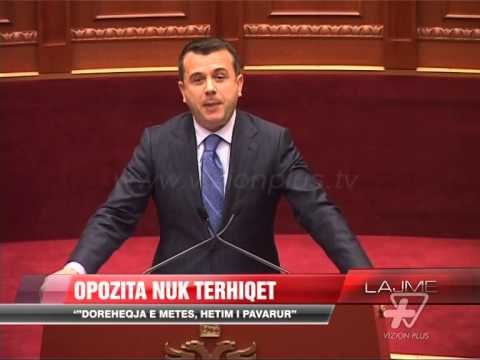 Opozita: Dorëheqja e Metës, hetim i pavarur - News, Lajme - Vizion Plus