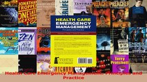 PDF Download  Health Care Emergency Management Principles and Practice PDF Full Ebook