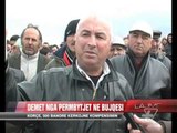 Korçë, protestë për dëmet nga përmbytjet në bujqësi - News, Lajme - Vizion Plus