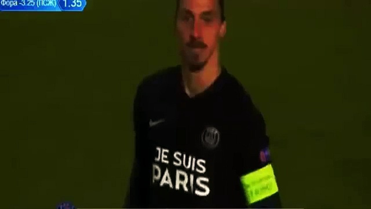 Zlatan Ibrahimovic Goal vs Malmo FF Away (25-11-2015)
