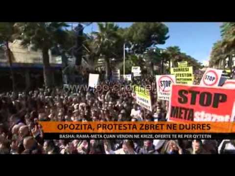 PD proteston në Durrës, Basha: Kemi gati ofertën e re - Top Channel Albania - News - Lajme