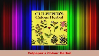 PDF Download  Culpepers Colour Herbal PDF Full Ebook