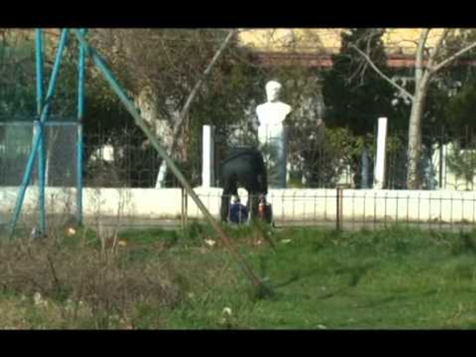 PAKO E DYSHIMTE EDHE NE DURRES PRANE NJE SHKOLLE ALARM I RREME PER BOMBE LAJM