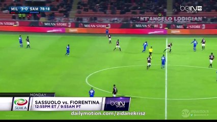 4-0 Luiz Adriano Amazing Goal HD - Milan v. Sampdoria 28.11.2015 HD