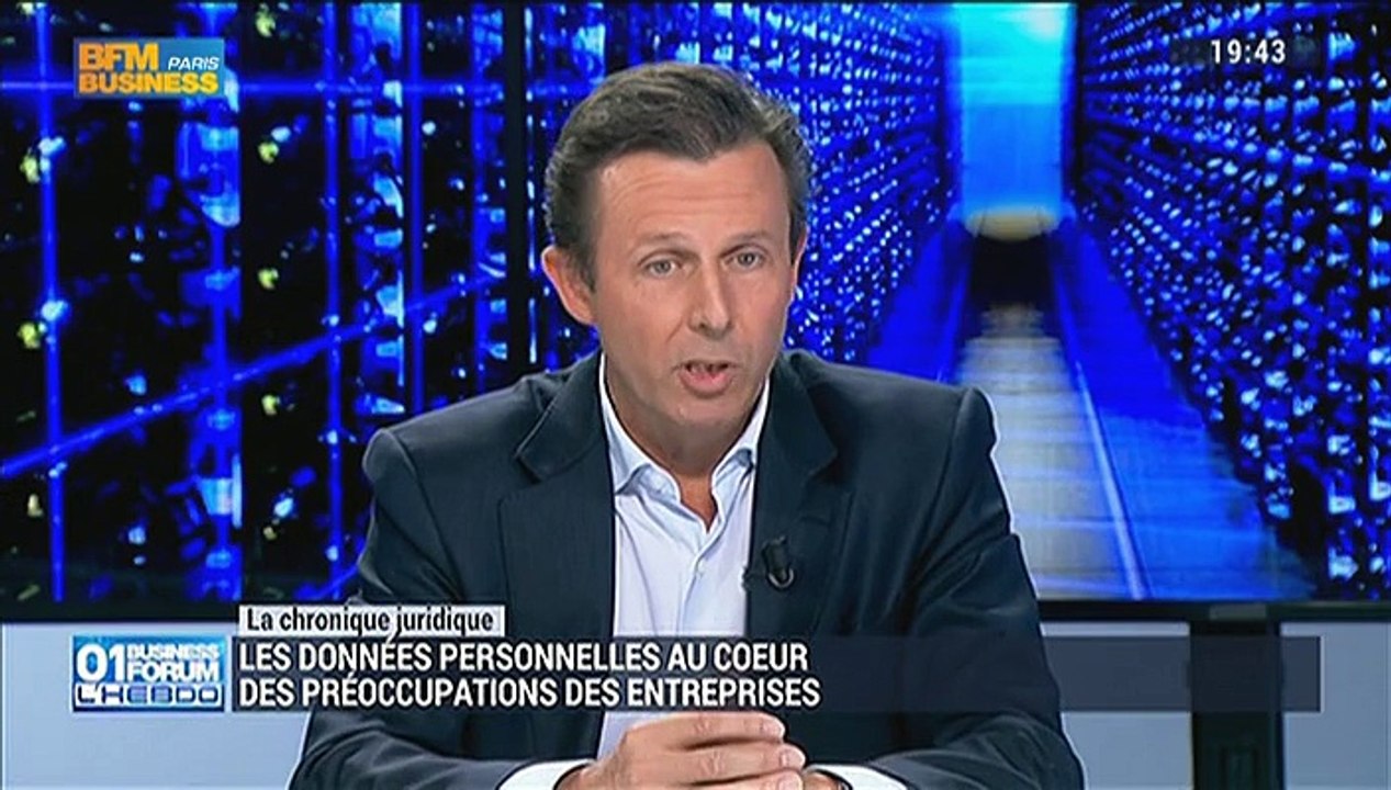 La chronique juridique: Les données personnelles sont au cœur des préoccupations des entreprises - 28/11