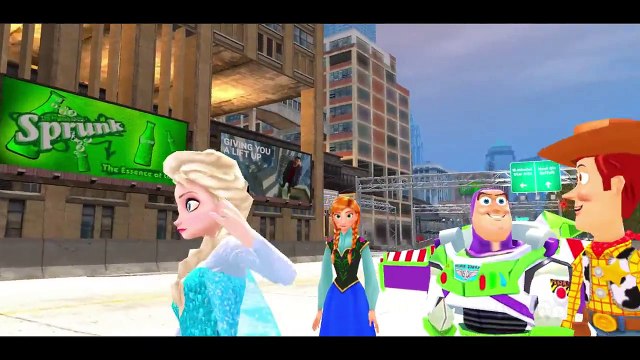 Elsa Snow Queen Frozen Anna Princess, Toy Story, with Disney Lightning McQueen Cars DINOCO