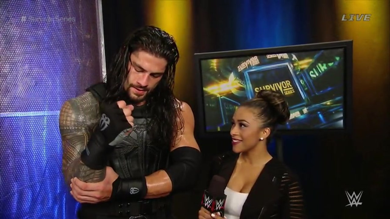 JoJo interviewing Roman Reigns: 11/22/15