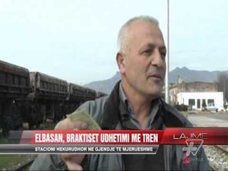 Elbasan, braktiset udhëtimi me tren - News, Lajme - Vizion Plus