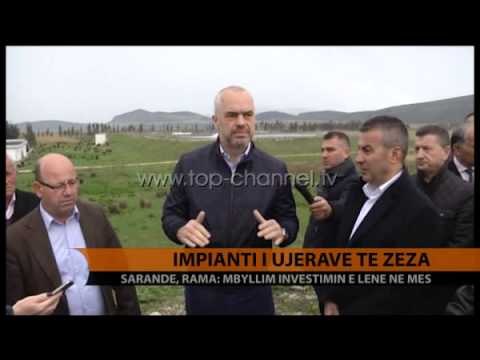 Rama inspekton investimet në Sarandë - Top Channel Albania - News - Lajme