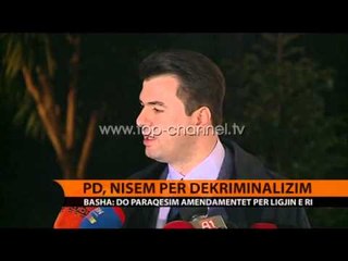 Basha: Do paraqesim amendamentet për ligjin e ri  - Top Channel Albania - News - Lajme
