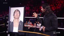 Roman Reigns crashes Seth Rollins and Kane's _eulogy_ for Dean Ambrose- Raw_ Aug