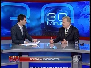 30 Minuta -  “Dekriminalizimi” i opozites - 24 Mars 2015 - Vizion Plus - Reportazh