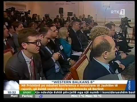 E RRALLE NE PRISHTINE,HASHIM THACI FTON PER KAFE IVICA DACIC PARA SAMITIT RAJONAL LAJM
