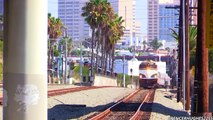 Amtrak Trains (Featuring P42DC #84) Downtown San Diego & Sorrento Valley, CA   3 BONUS SHO