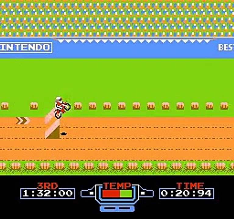 TOP 10 NINTENDO NES / FAMICOM | EXCITEBIKE (NINTENDO R&D1, SHIGERU MIYAMOTO, 1984)
