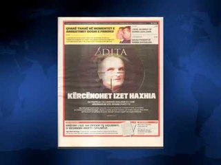 SHTYPI I DITES ME TITUJT KRYESORE TE FAQEVE TE PARA TE GAZETAVE SHQIPTARE E PREMTE 27 MARS 2015