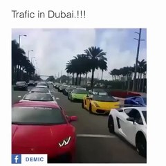 WoW traffic jam in Dubai ..