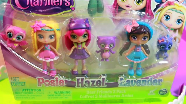 LITTLE CHARMERS Nickelodeon Little Charmers Figures Playset Owl Cat Dragon Toy Reivew Nick Jr