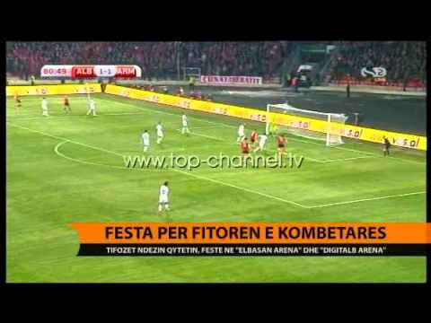 Festa për fitoren e Kombëtares - Top Channel Albania - News - Lajme