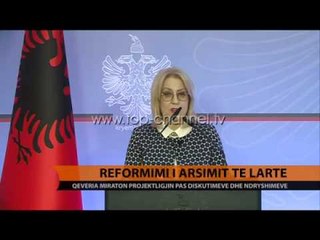 Reformimi i Arsimit të Lartë - Top Channel Albania - News - Lajme