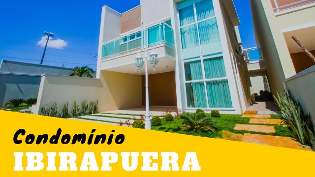 CONDOMINIO IBIRAPUERA - CONDOMINIO FECHADO DE CASAS DUPLEX NA LAGOA REDONDA EM FORTALEZA CEARA-HD