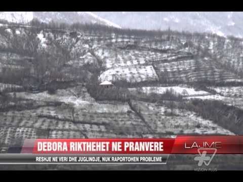 Rikthehen reshjet e dëborës në veri e juglindje - News, Lajme - Vizion Plus