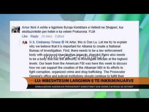 Ambasadori Donald Lu u përgjigjet pyetjeve - Top Channel Albania - News - Lajme