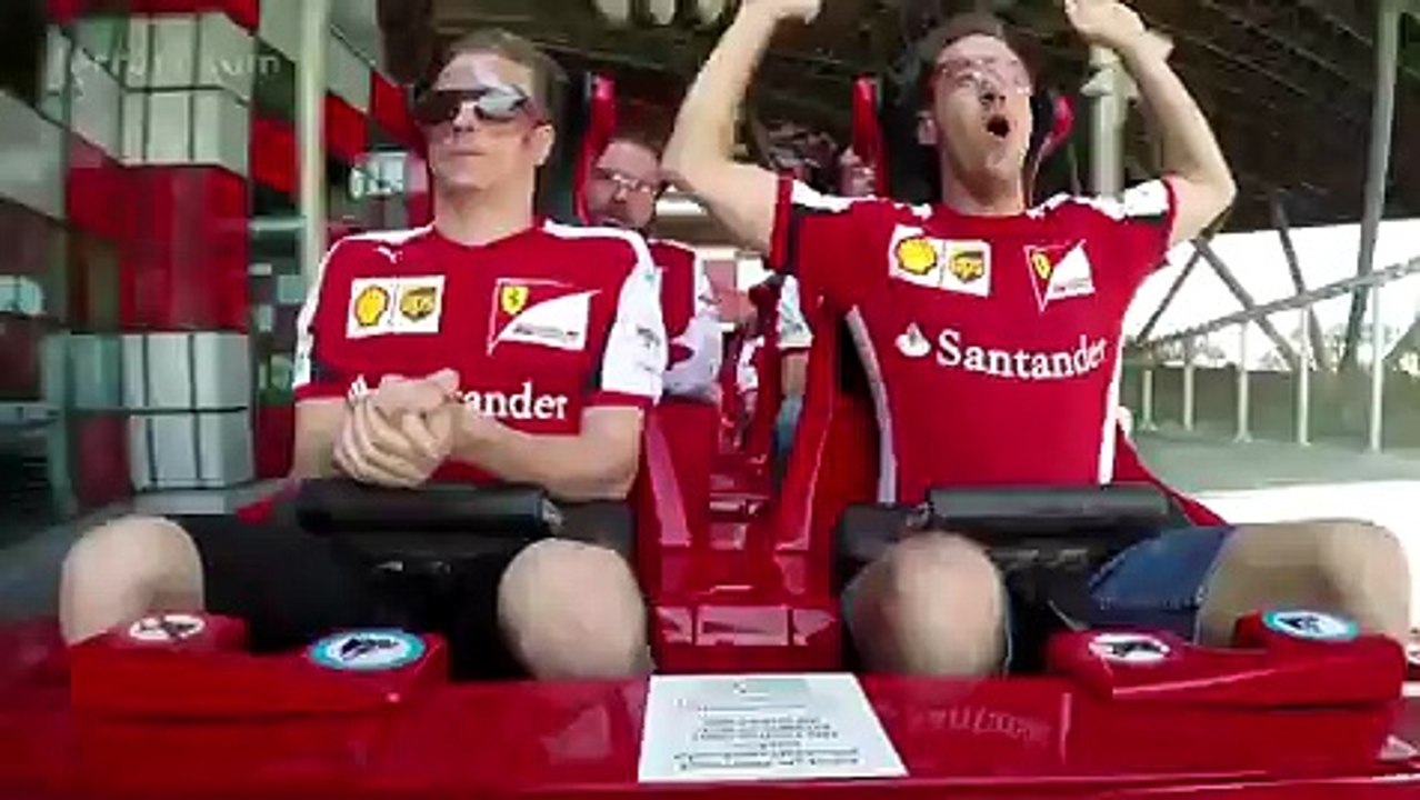 Desert lions at the Ferrari World Abu Dhabi