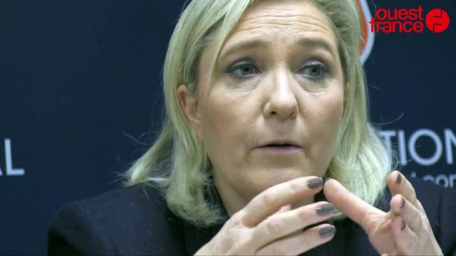 Régionales 2015. Marine Le Pen (FN) à Vannes « Le Drian aux