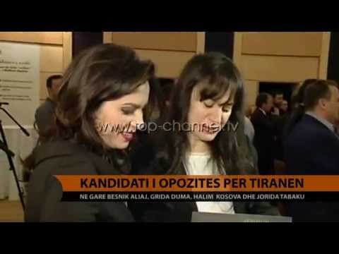 Kandidati i opozitës për Tiranën - Top Channel Albania - News - Lajme