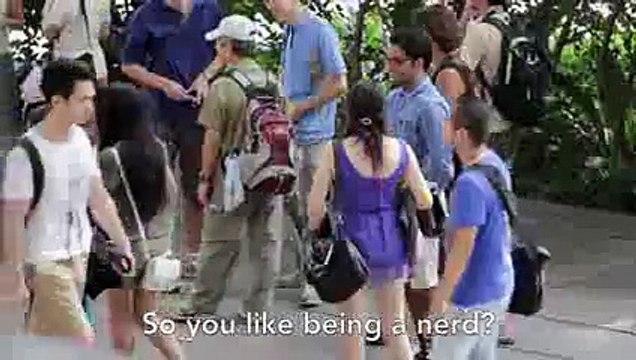 Singaporean Pick Up - Geeking it out at Dhoby Ghaut, by Ministry of Funny