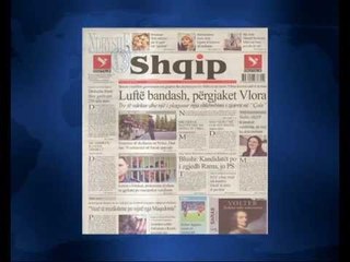 SHTYPI I DITES ME TITUJT KRYESORE TE FAQEVE TE PARA TE GAZETAVE SHQIPTARE E MERKURE 8 PRILL 2015