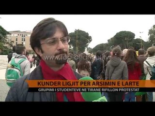 Download Video: Studentët, kundër ligjit për Arsimin e Lartë - Top Channel Albania - News - Lajme