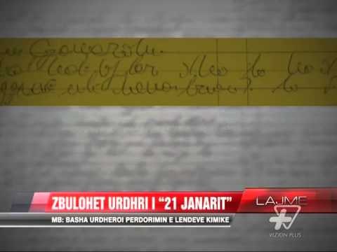 21 Janari, MB: Basha urdhëroi përdorimin e lëndëve kimike - News, Lajme - Vizion Plus