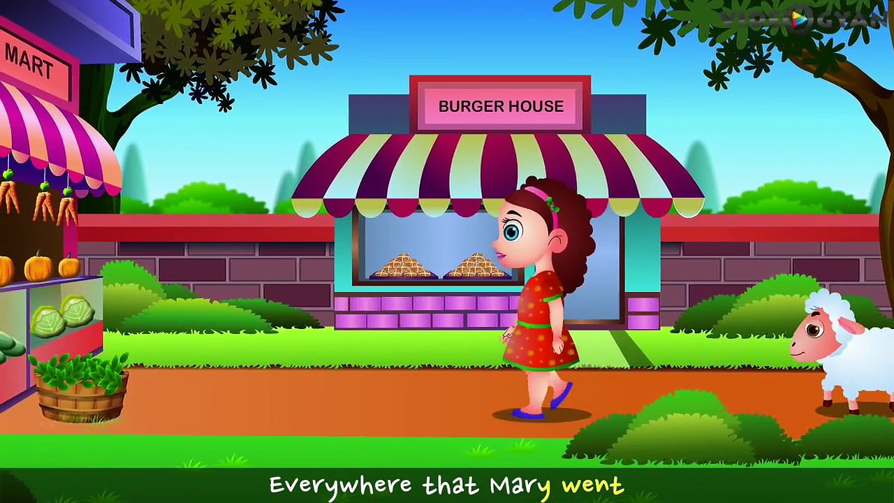 Mary Had A Little Lamb Nursery Rhyme With Lyrics  Cartoon Animation Songs For Children
