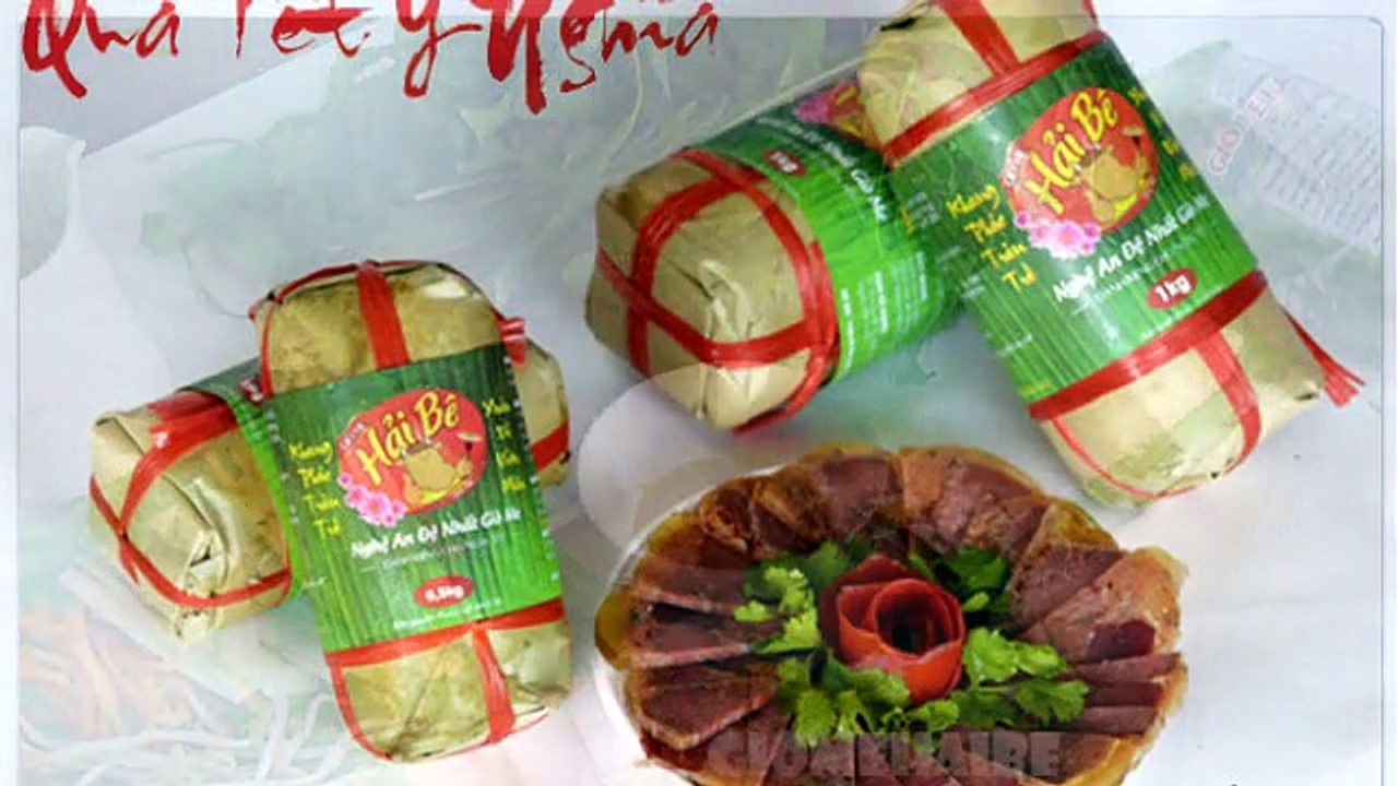 Đặc sản Nghệ An - Giò me Hải Bê