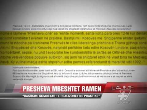 Liderët e Preshevës për deklaratën e Ramës - News, Lajme - Vizion Plus