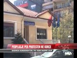 Përplasje për protestën në Korçë - News, Lajme - Vizion Plus