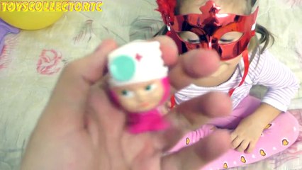 Мисс Лерис Открывает Сюрприз Яйцо Маша и Медвед�