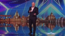 Cheeky peek: Danny Posthill really wants to make a good impression | Britains Got Talent