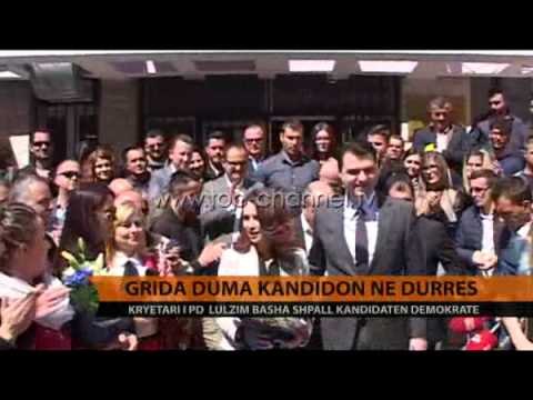 Grida Duma, kandidate në Durrës - Top Channel Albania - News - Lajme