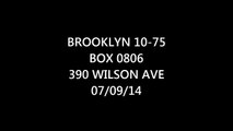 FDNY Radio: Brooklyn 10-75 Box 806 07/09/14