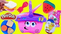 SURPRISE TOYS Leap Frog Talking Picnic Basket & Play Doh DIY Food & Surprise Eggs, Blind B